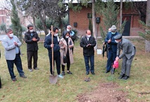 برگزاری مراسم روز درختکاری در کوی دانشگاه تهران