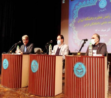 نشست رئیس دانشگاه تهران با اعضای هیئت علمی و کارکنان دانشکدگان فارابی برگزار شد
